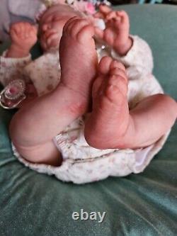 REBORN Baby Art doll Realborn CLAUDIA COA, TEXTURED SKIN FAST POST? ChickyPies