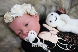 REBORN Baby CHILD`S doll Artist 11yrs ChickyPies Sunbeambabies BLUE EYES + GIFT