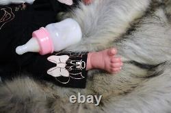 REBORN Baby CHILD`S doll Artist 11yrs ChickyPies Sunbeambabies BROWN EYES + GIFT