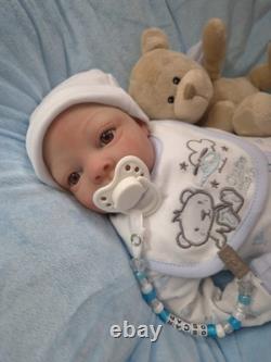 REBORN CHILD'S BABY DOLL Reborn Was BEAN Now OSCAR Textured Skin ChickyPies