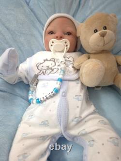 REBORN CHILD'S BABY DOLL Reborn Was BEAN Now OSCAR Textured Skin ChickyPies