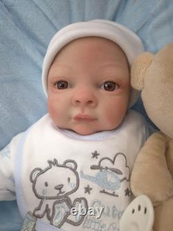 REBORN CHILD'S BABY DOLL Reborn Was BEAN Now OSCAR Textured Skin ChickyPies