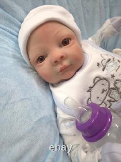 REBORN CHILD'S BABY DOLL Reborn Was BEAN Now OSCAR Textured Skin ChickyPies