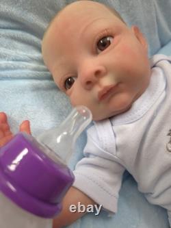 REBORN CHILD'S BABY DOLL Reborn Was BEAN Now OSCAR Textured Skin ChickyPies