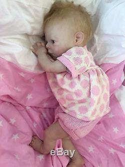 Reborn Doll Baby Girl Abigail Realistic 16 Real Lifelike Rooted Blonde Hair