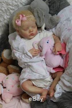 REBORN DOLL NEWBORN SLEEPING BABY GIRL TWIN B by Bonnie Brown