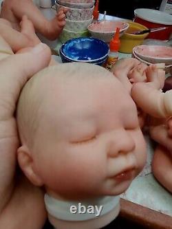 REBORN MINI Baby BOY GENUINE BYRON doll ChickyPies 10 Weighted TEXTURED SKIN