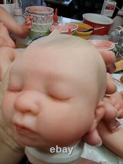 REBORN MINI Baby BOY GENUINE BYRON doll ChickyPies 10 Weighted TEXTURED SKIN