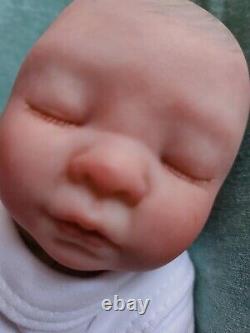 REBORN MINI Baby BOY GENUINE BYRON doll ChickyPies 10 Weighted TEXTURED SKIN