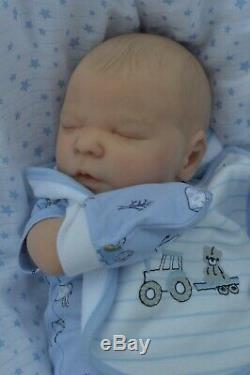 REBORN lifelike baby boy doll Darren Asleep Sleeping Realborn Bountiful Baby