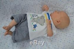 REBORN lifelike baby boy doll Darren Asleep Sleeping Realborn Bountiful Baby