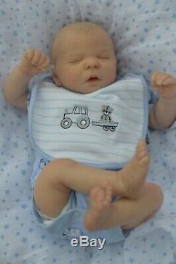 REBORN lifelike baby boy doll Darren Asleep Sleeping Realborn Bountiful Baby