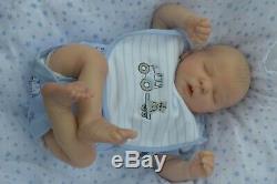 REBORN lifelike baby boy doll Darren Asleep Sleeping Realborn Bountiful Baby