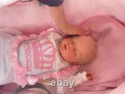 Ready to ship Ariella Reva Schick Lifelike Doll Reborn Sleeping Newborn 0-3 Baby