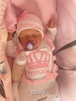 Ready to ship Ariella Reva Schick Lifelike Doll Reborn Sleeping Newborn 0-3 Baby