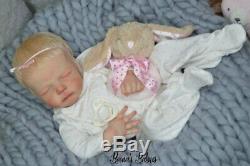 Ready to ship Reborn Baby Doll Girl Cayle by Olga Auer Boona's Babies Newborn
