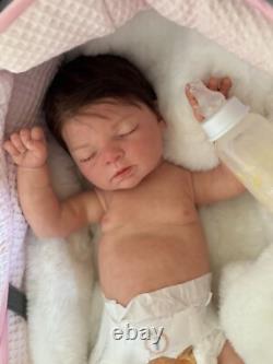 Ready2ship Indra Reva Full body girl Life like silicone Doll Reborn Newborn Baby