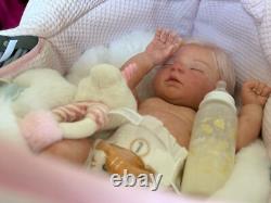 Ready2ship Indra Reva Full body girl Life like silicone Doll Reborn Newborn Baby