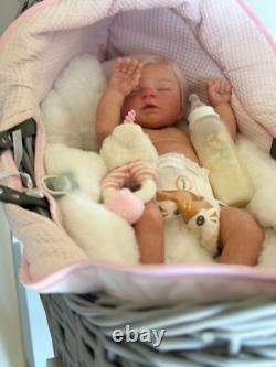 Ready2ship Indra Reva Full body girl Life like silicone Doll Reborn Newborn Baby
