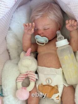 Ready2ship Indra Reva Full body girl Life like silicone Doll Reborn Newborn Baby