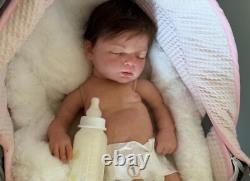 Ready2ship Indra Reva Full body girl Life like silicone Doll Reborn Newborn Baby