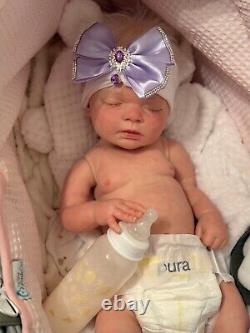 Ready2ship Indra Reva Full body girl Lifelike Doll Reborn Sleeping Newborn Baby