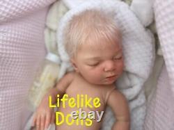 Ready2ship Indra Reva Full body girl Lifelike Doll Reborn Sleeping Newborn Baby