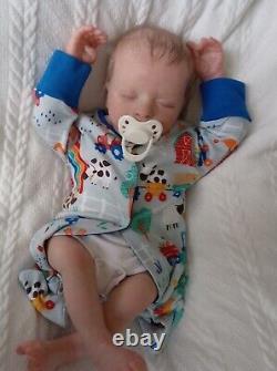 Realborn Baby Boy James 184lb. 1 Reborn Doll With C. OA By Perrywinkles Nursery