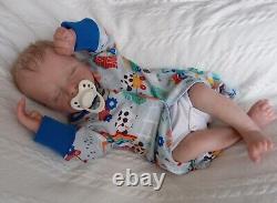 Realborn Baby Boy James 184lb. 1 Reborn Doll With C. OA By Perrywinkles Nursery