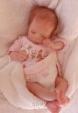 Realborn Bountiful Baby Ashley Reborn doll by Perrywinkles with rooted hair