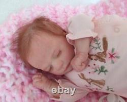 Realborn Bountiful Baby Ashley Reborn doll by Perrywinkles with rooted hair