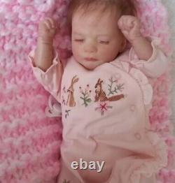 Realborn Bountiful Baby Ashley Reborn doll by Perrywinkles with rooted hair