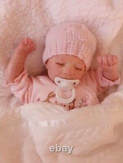 Realborn Bountiful Baby Ashley Reborn doll by Perrywinkles with rooted hair