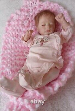 Realborn Bountiful Baby Ashley Reborn doll by Perrywinkles with rooted hair