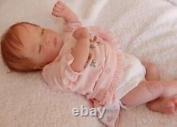 Realborn Bountiful Baby Ashley Reborn doll by Perrywinkles with rooted hair