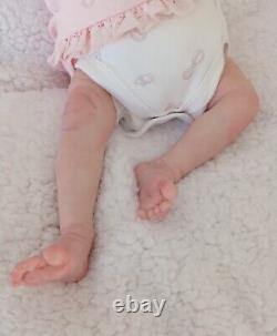 Realborn Bountiful Baby Ashley Reborn doll by Perrywinkles with rooted hair