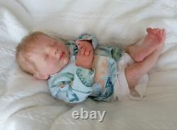 Realborn Bountiful baby Steven Reborn by Perrywinkles 41b 6oz 18 microroot hair