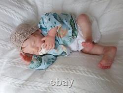 Realborn Bountiful baby Steven Reborn by Perrywinkles 41b 6oz 18 microroot hair