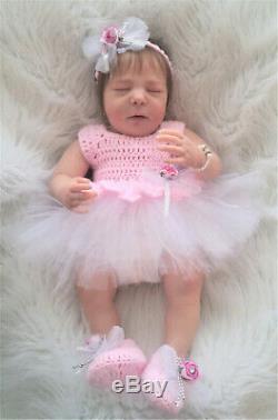 Realborn Brittany Sleeping (20 Reborn Art Doll) Ready to go Home