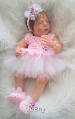 Realborn Brittany Sleeping (20 Reborn Art Doll) Ready to go Home