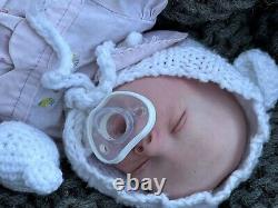Realborn Callie Asleep Lifelike Doll. Supersoft Silicone like Reborn Baby