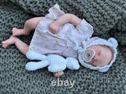 Realborn Callie Asleep Lifelike Doll. Supersoft Silicone like Reborn Baby