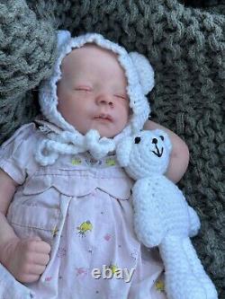 Realborn Callie Asleep Lifelike Doll. Supersoft Silicone like Reborn Baby