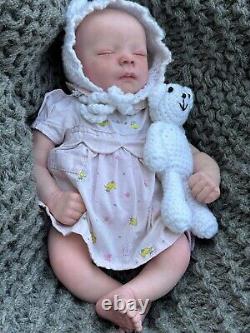 Realborn Callie Asleep Lifelike Doll. Supersoft Silicone like Reborn Baby