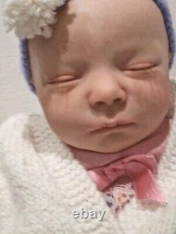 Realborn Callie Asleep Lifelike Doll. Supersoft Silicone like Reborn Baby