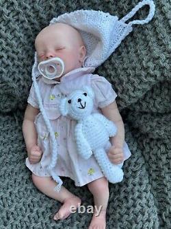 Realborn Callie Asleep Lifelike Doll. Supersoft Silicone like Reborn Baby