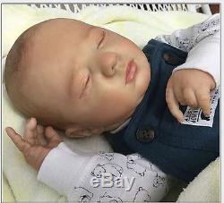 Realborn Reborn Baby Boy Logan Asleep Denise Pratt Lifelike Newborn Doll