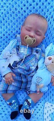 Realborn baby Sage 4 months by Ruth Annette Precious Dreams