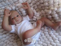 Realistic Newborn Doll Brown Eyed Baby Sunbeambabies Childs 19 New Reborn