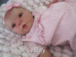 Realistic Newborn Doll Reborn Gracie Rubert 20 Brown Eyed Baby Sunbeambabies